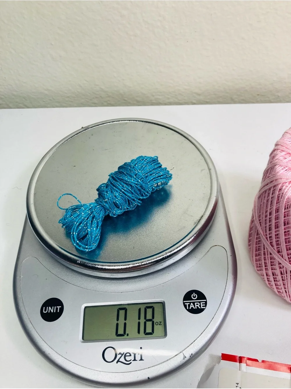 3.88 oz Pink & Red Cotton Thread Bundle